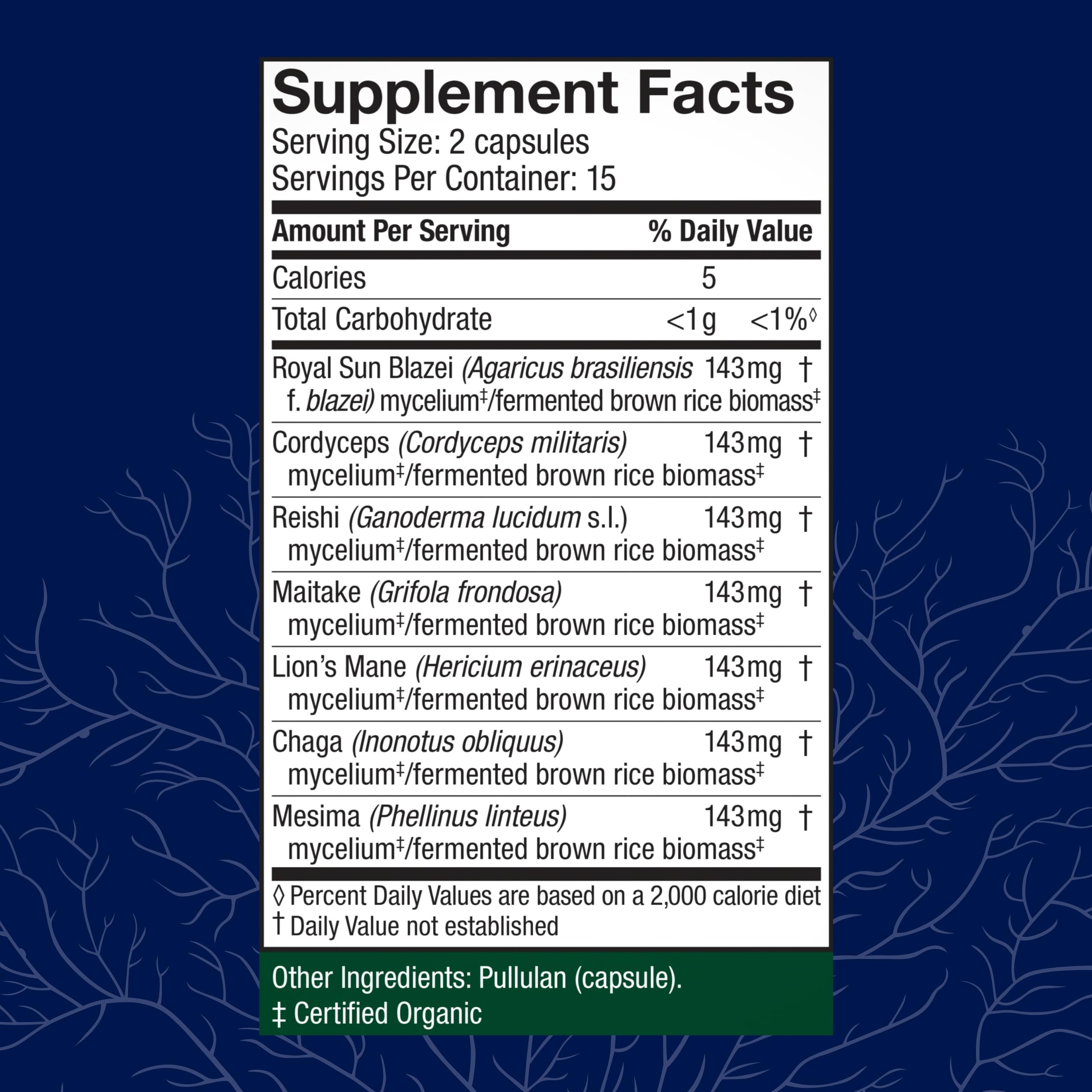Host Defense Stamets 7-7 Species Blend - Immune Support (30 Capsules)