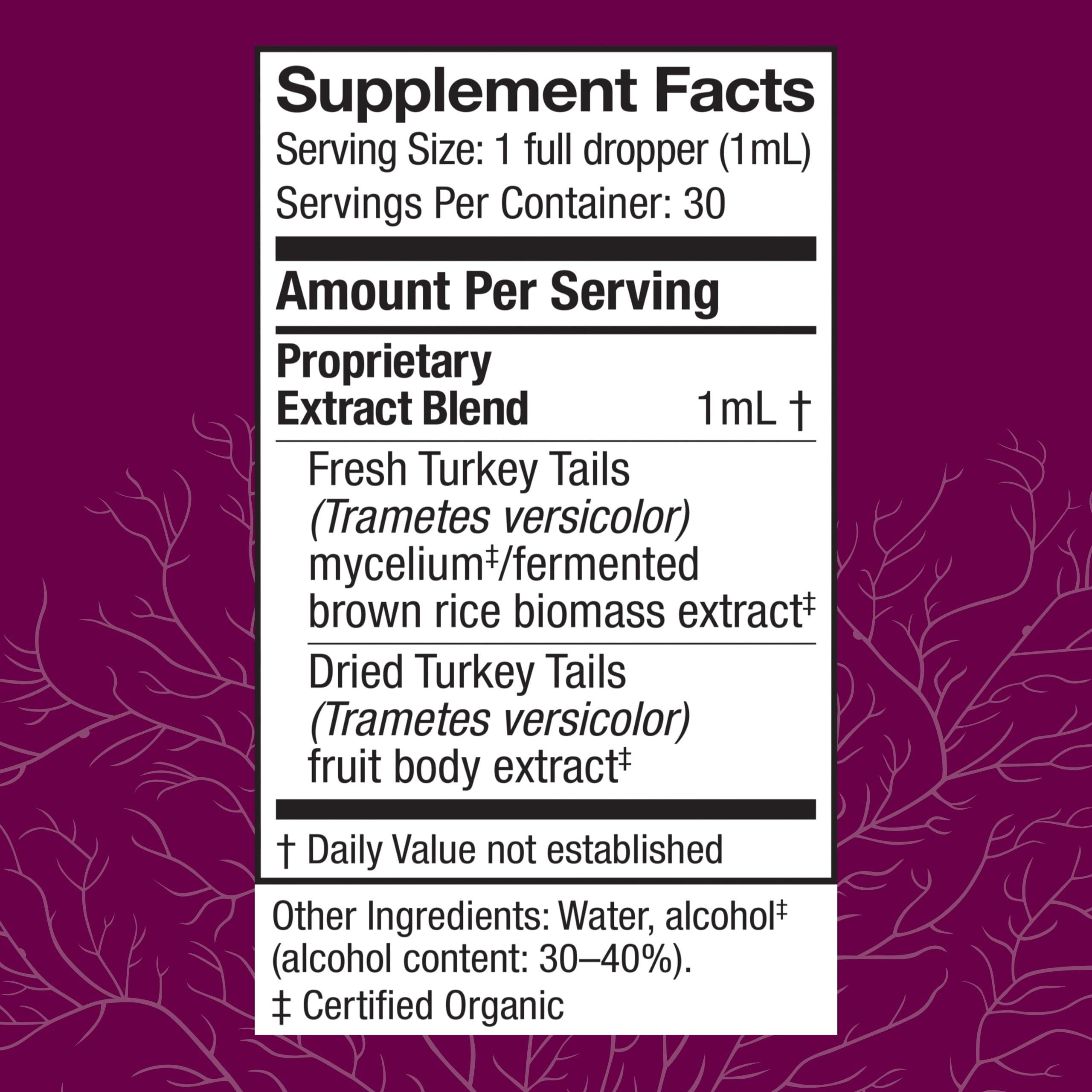 Host Defense Turkey Tail Extract – Digestive Health and Immune Support