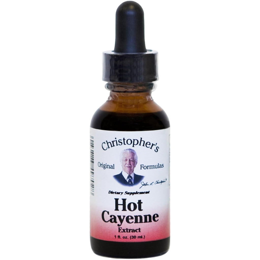 Hot Cayenne Extract 1 oz – Christopher's Original Formulas