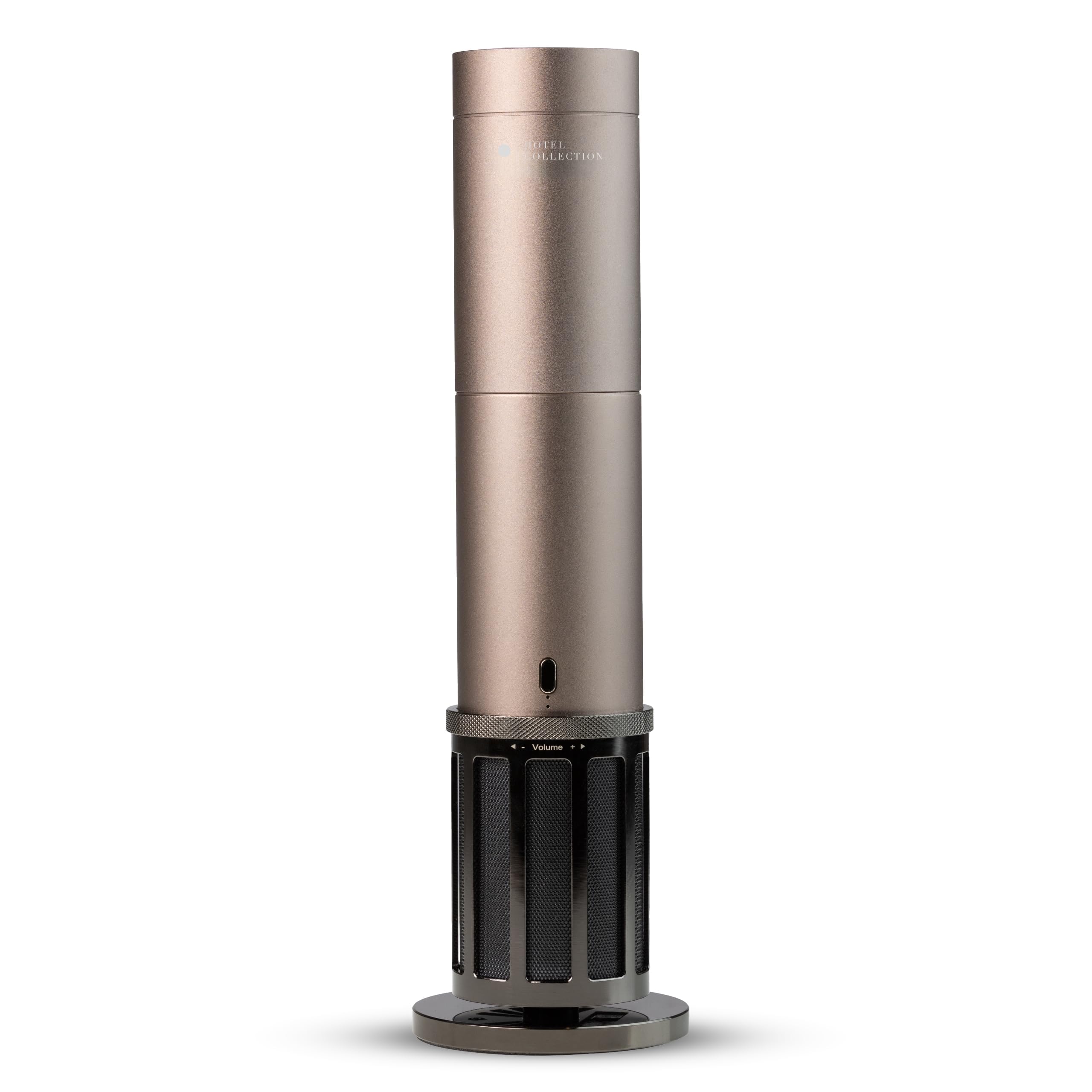 Hotel Collection Acoustic Studio Pro Scent Diffuser — 600 Sq Ft Coverage, Cold-Air Diffusion, Built-In Speaker (Champagne)