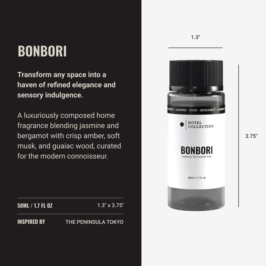 Hotel Collection Bonbori Diffuser Oil – Bergamot, Jasmine & Rose (50 mL)