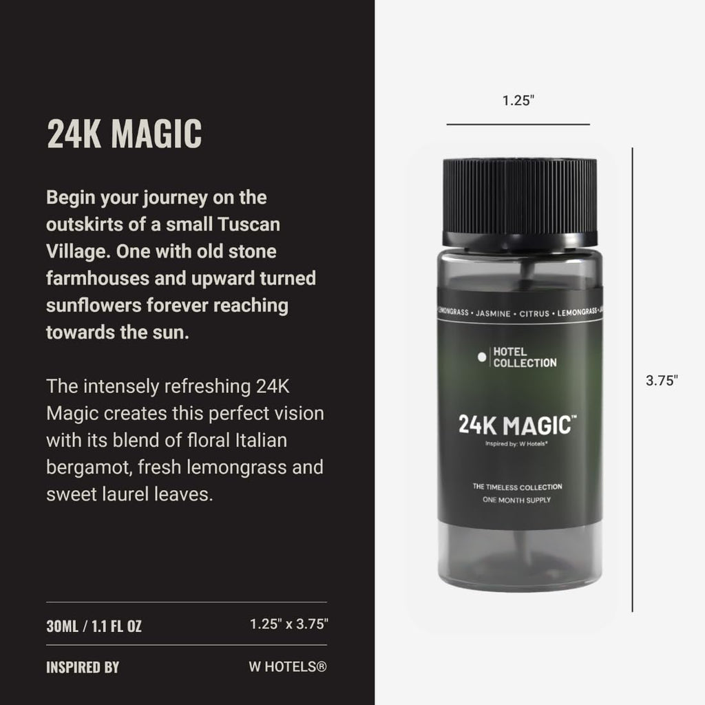 Hotel Collection Diffuser Oil 24K Magic Pro-Pod – Bergamot, Lemongrass & Laurel – 30ml