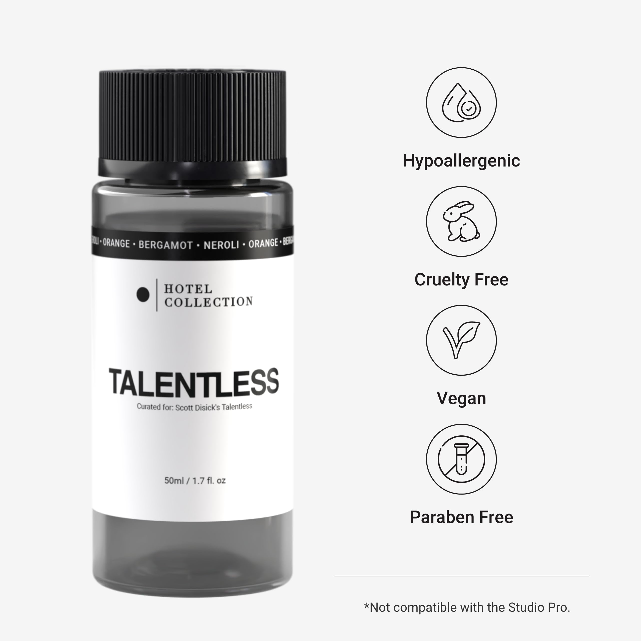 Hotel Collection Diffuser Oil: Talentless Oil Blend by Scott Disick — Lemon Zest, Juniper Berries & Agarwood (50ML)
