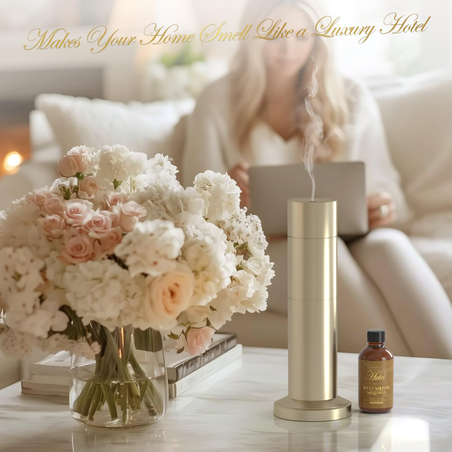 Hotel Diffuser Oil 4 Oz (120ml) Inspired by The Ritz Carton Hotel – Luxury Fragrance Oil for Diffuser & Crafting