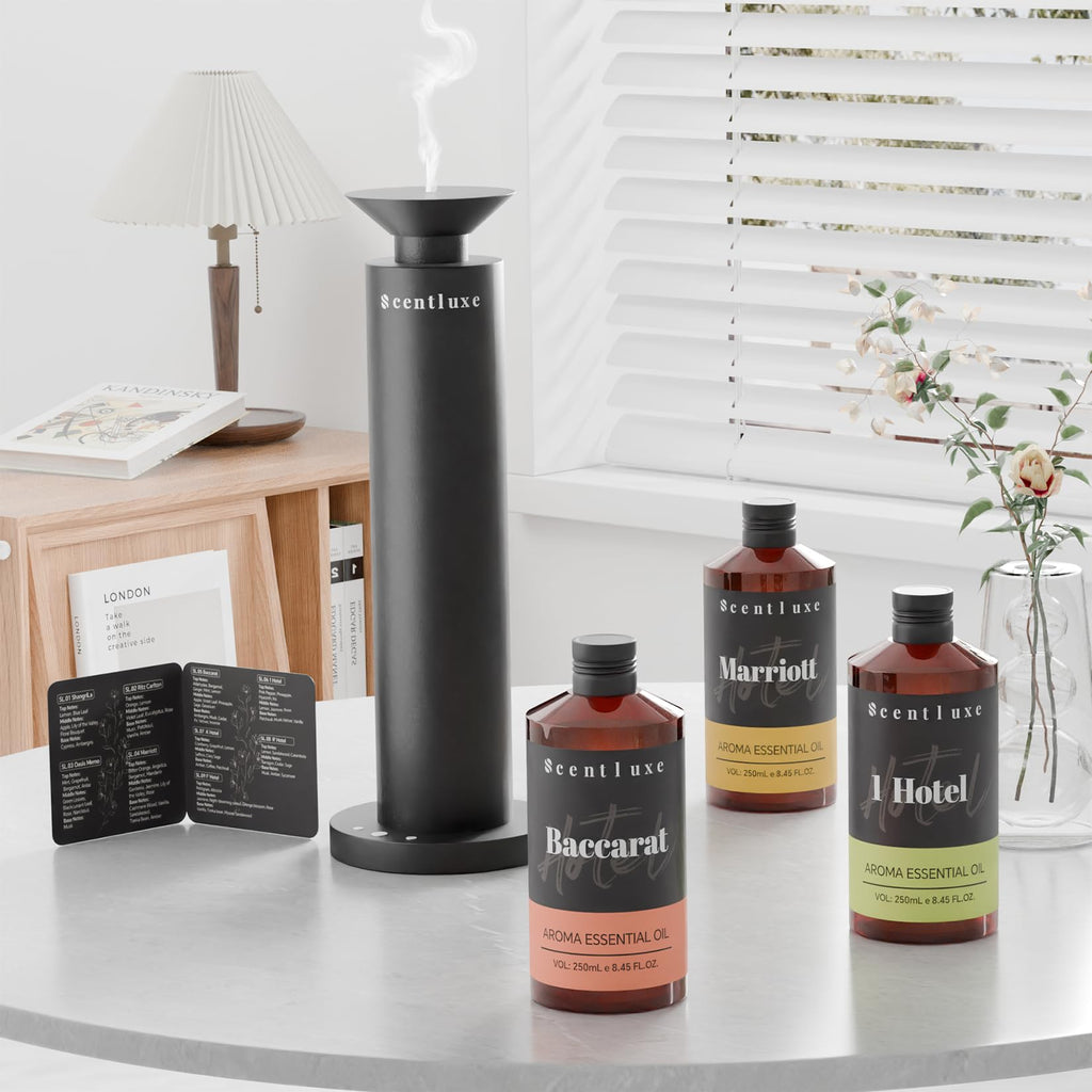 Hotel Scents Baccarat Diffuser Oil – 8.45 oz (250 ml) | Luxury Hotel Fragrance for Aromatherapy Diffusers