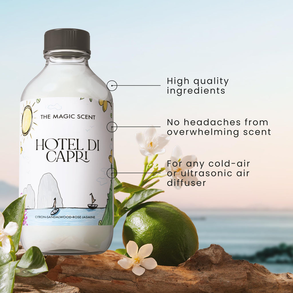 Hotel Di Capri Diffuser Oil – Capri-Inspired Fragrance (500 ml) | The Magic Scent