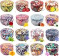 Howemon Scented Candles Gift Set - 16 Pack | Natural Soy Wax Travel Tin