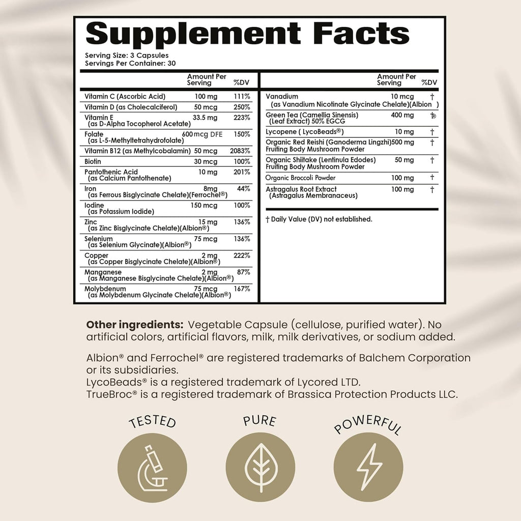 HPD Rx PAPCLEAR: Physician-Formulated Immune Support Supplement | All-Natural 90 Caps | Pack of 6
