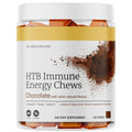 BIG BOLD HEALTH HTB Immune Energy Chews – Organic Tartary Buckwheat, Chocolate Flavor, Zinc & Vitamins (60 Chews)