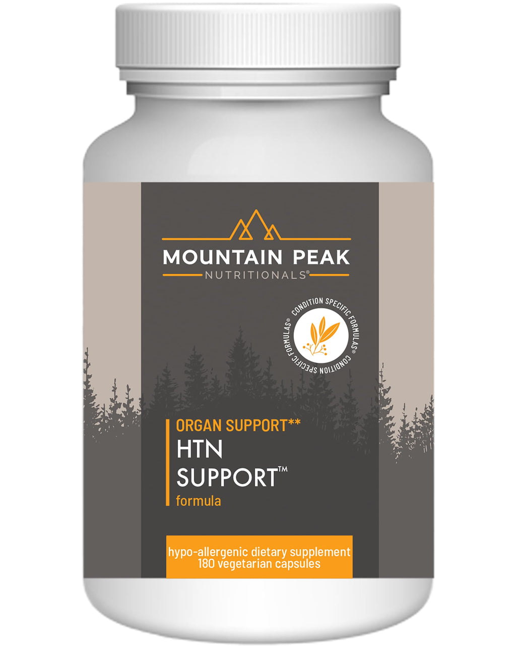 HTN Blood Pressure Support for Heart & Circulation - Mountain Peak (180 Veg Capsules)