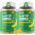 5-HTP GABA Gummies + L-Theanine & Vitamin D3 — Melatonin-Free Relaxation (Pack of 2)