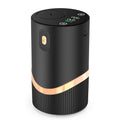 Huachuang Waterless Nebulizing Diffuser – Portable Car & Home Aromatherapy (Black) | 72h Battery, 4 Mist Levels