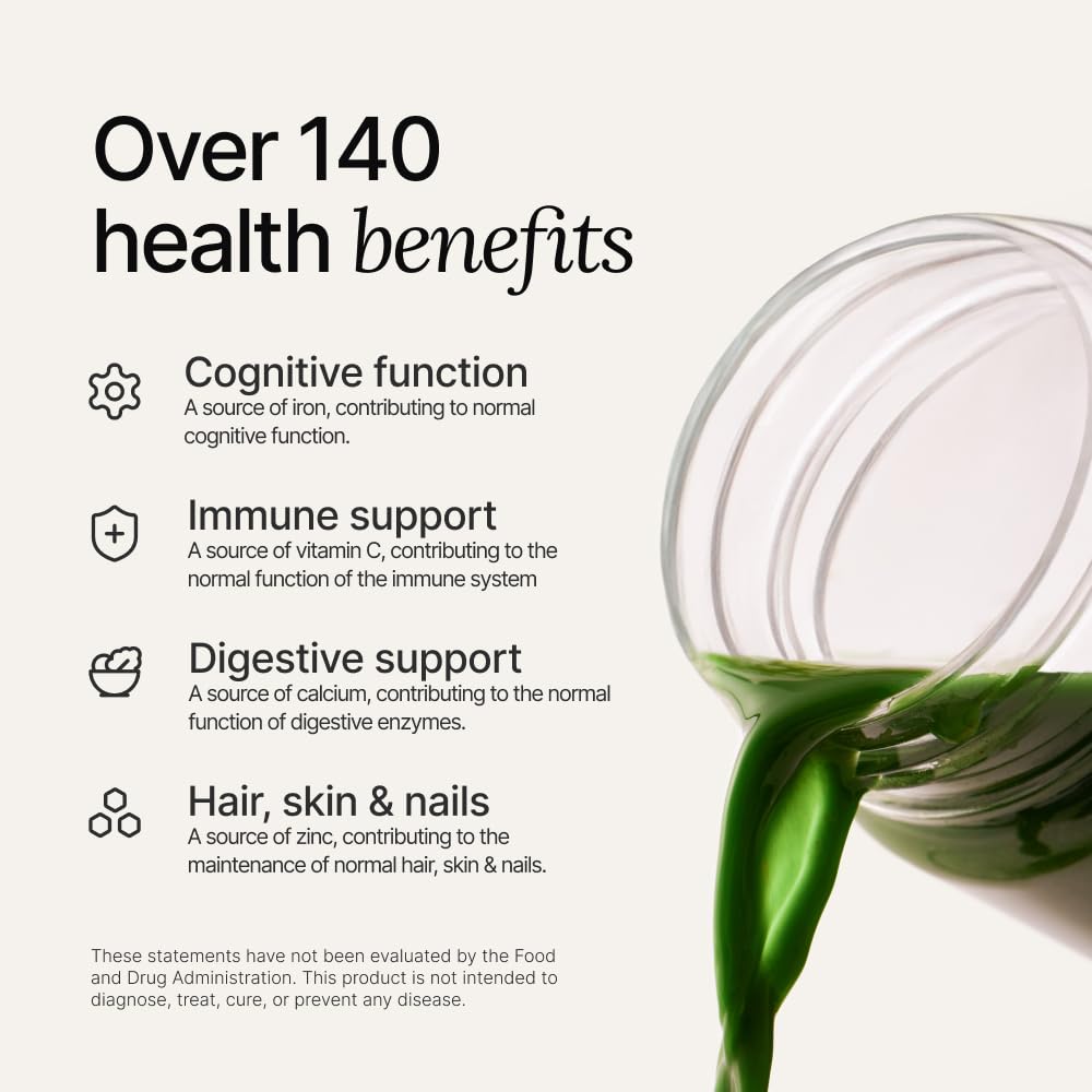 Huel Daily Greens Watermelon | 91 Vitamins & Probiotics | 30 Servings