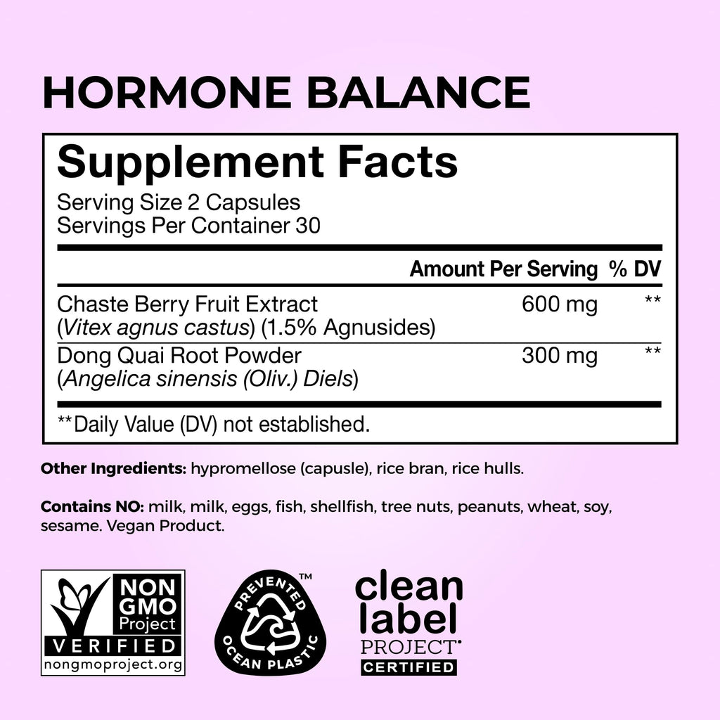 HUM Hormone Balance for Women – PMS Support & Hormonal Balance (60 Capsules)