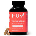 HUM Uber Energy Adrenal Support Supplement with Ashwagandha, Ginseng – 60 Vegan Capsules