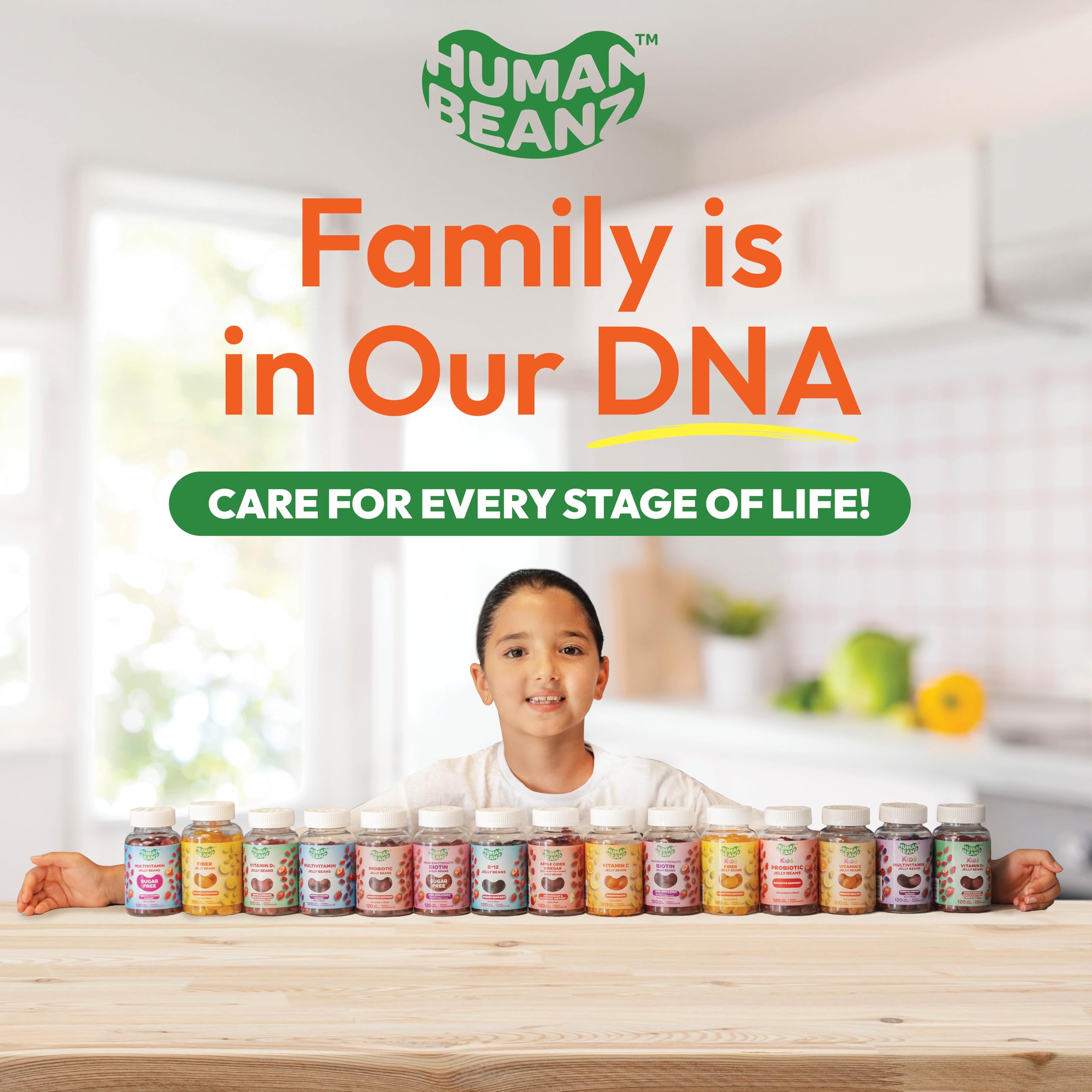 Human Beanz Vitamin C Jelly Beans for Kids | Immune Support, Vegetarian, Kosher