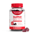 HumanN SuperBeets Heart Gummies – Sugar-Free Beet Gummy with Grape Seed & Beetroot Powder (Pomegranate Berry, 60 Count)