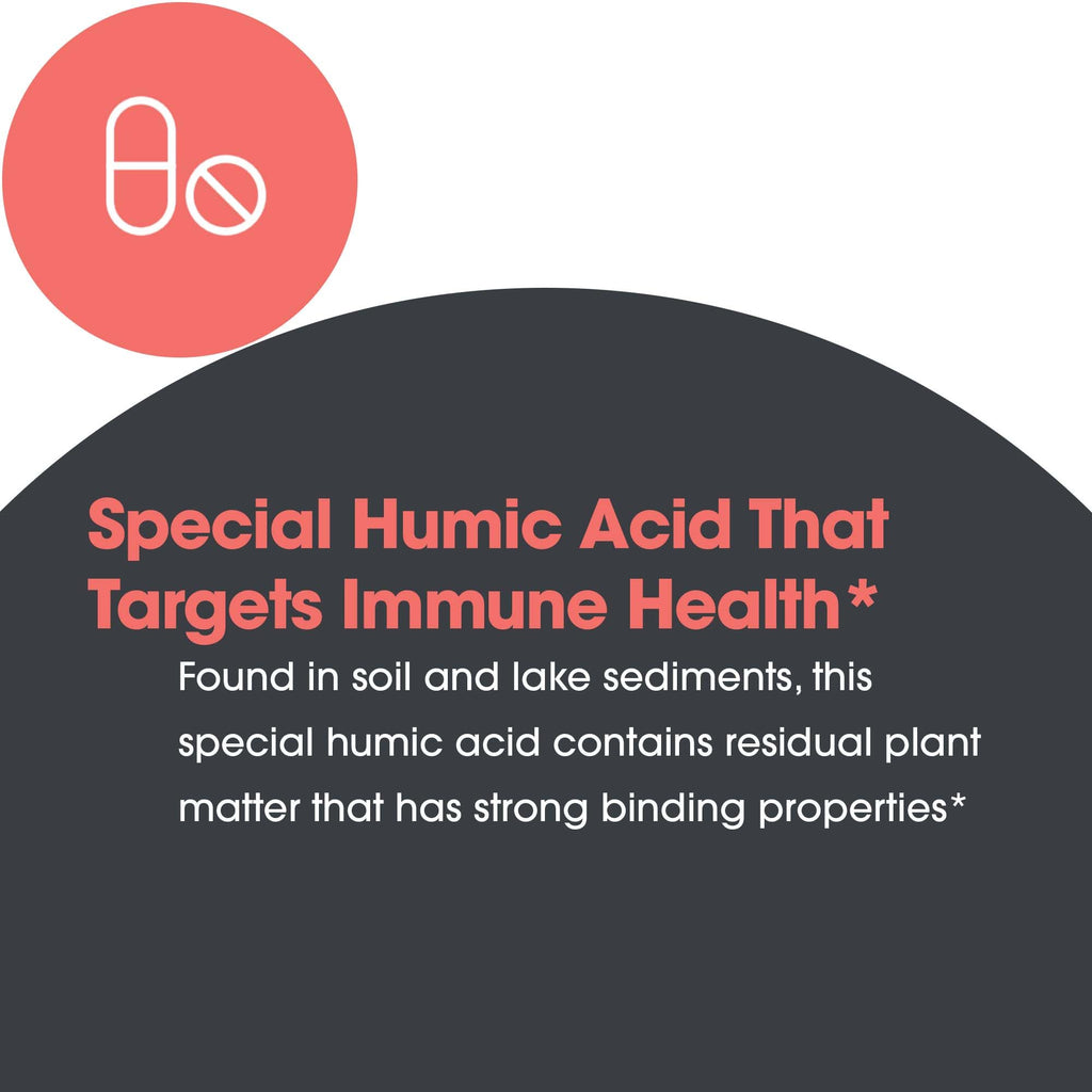 Allergy Research Group Humic Acid Supplement - Immune Support | 750 mg Humic Minerals | 60 Count