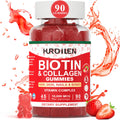 Hurdilen Biotin Collagen Gummies – 10,000 mcg Biotin for Hair, Skin & Nails | 90 Gummies