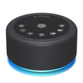 Hushing Sleep Sound Machine — 30 Non-Looping Sounds, 12 Night Lights, 36 Volume Levels, Memory & Timers