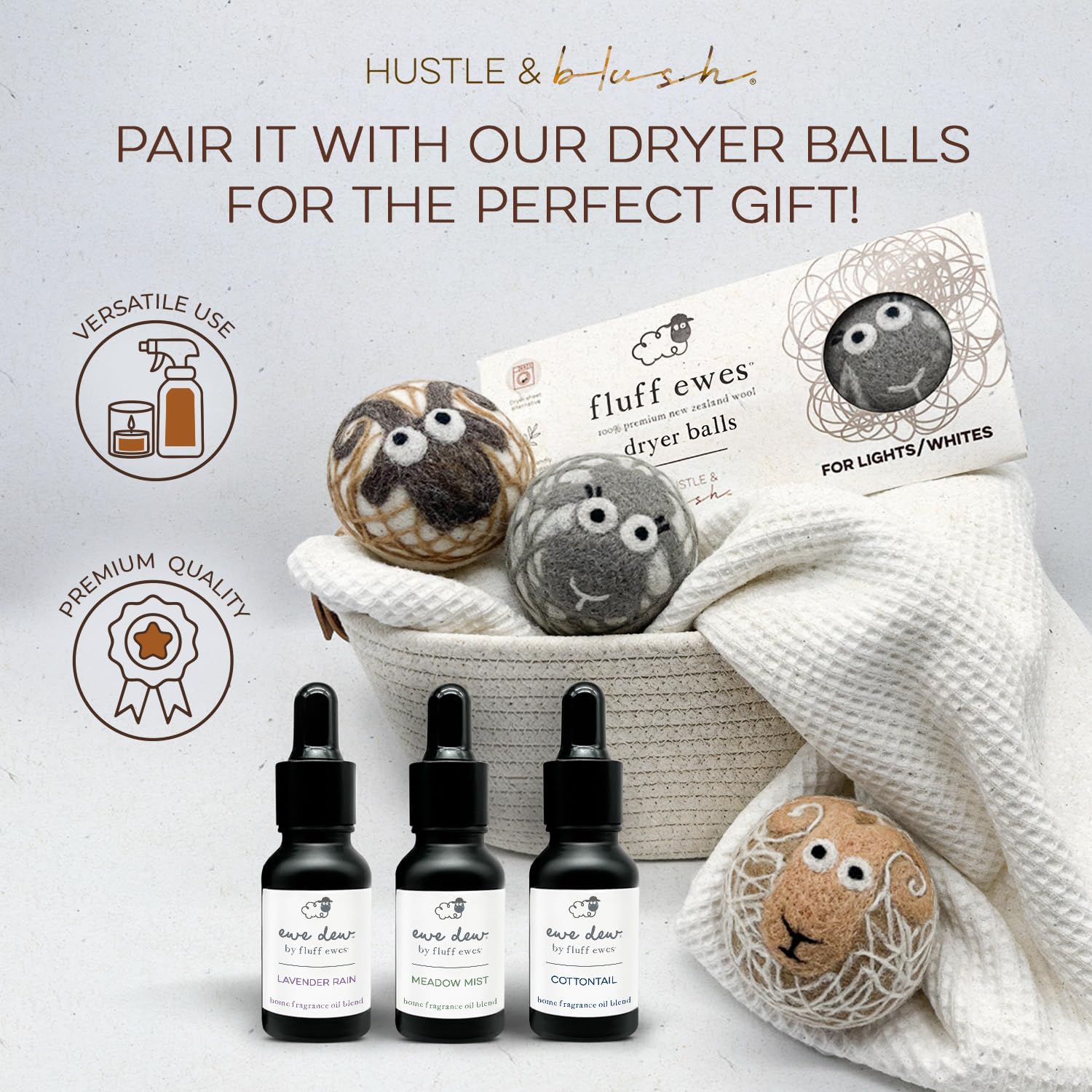 Hustle & Blush Lavender Rain Essential Oil Blend for Dryer Balls – 15ml