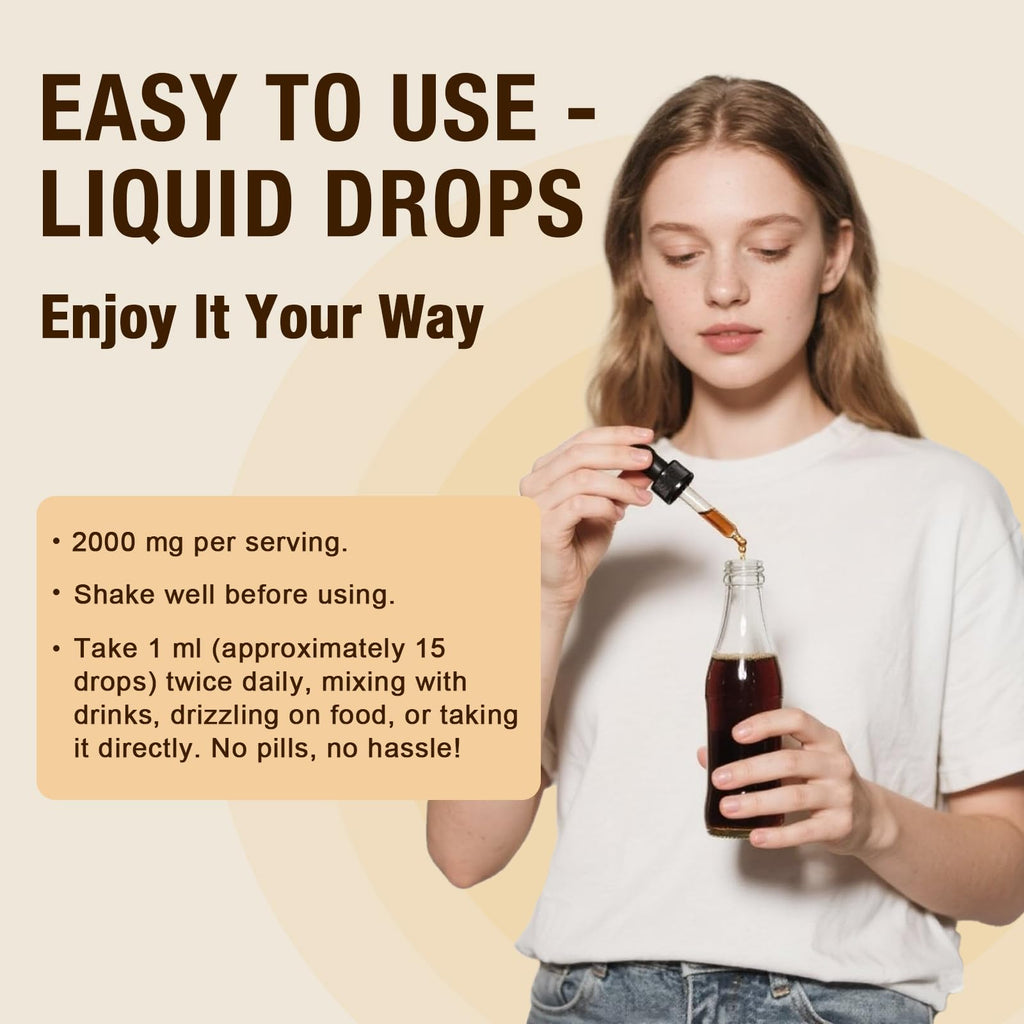 Jagielolia Liposomal Glutathione Liquid 2000MG – High-Potency Vegan Antioxidant Drops, 8 fl oz