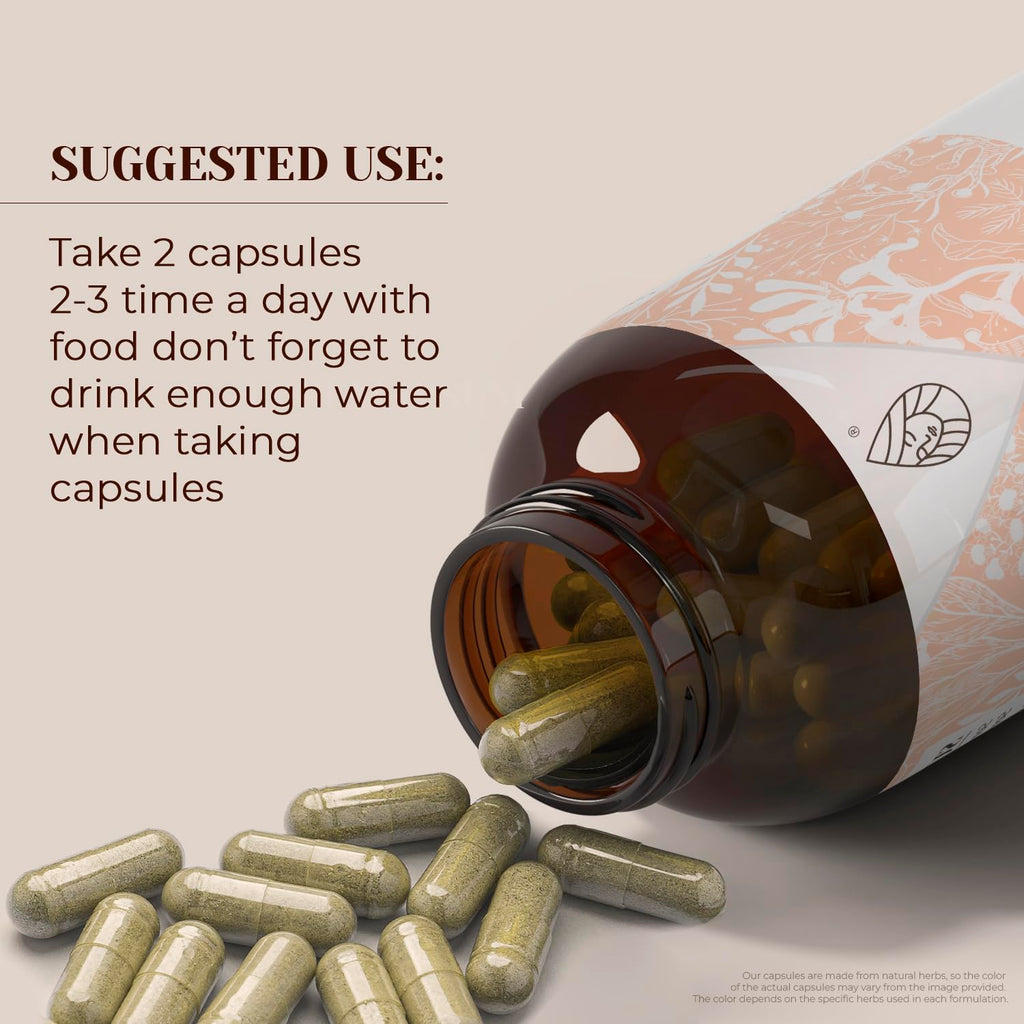 Hydrangea USDA Organic 120 Capsules | High-Potency Natural Supplement | Organic Hydrangea arborescens Root