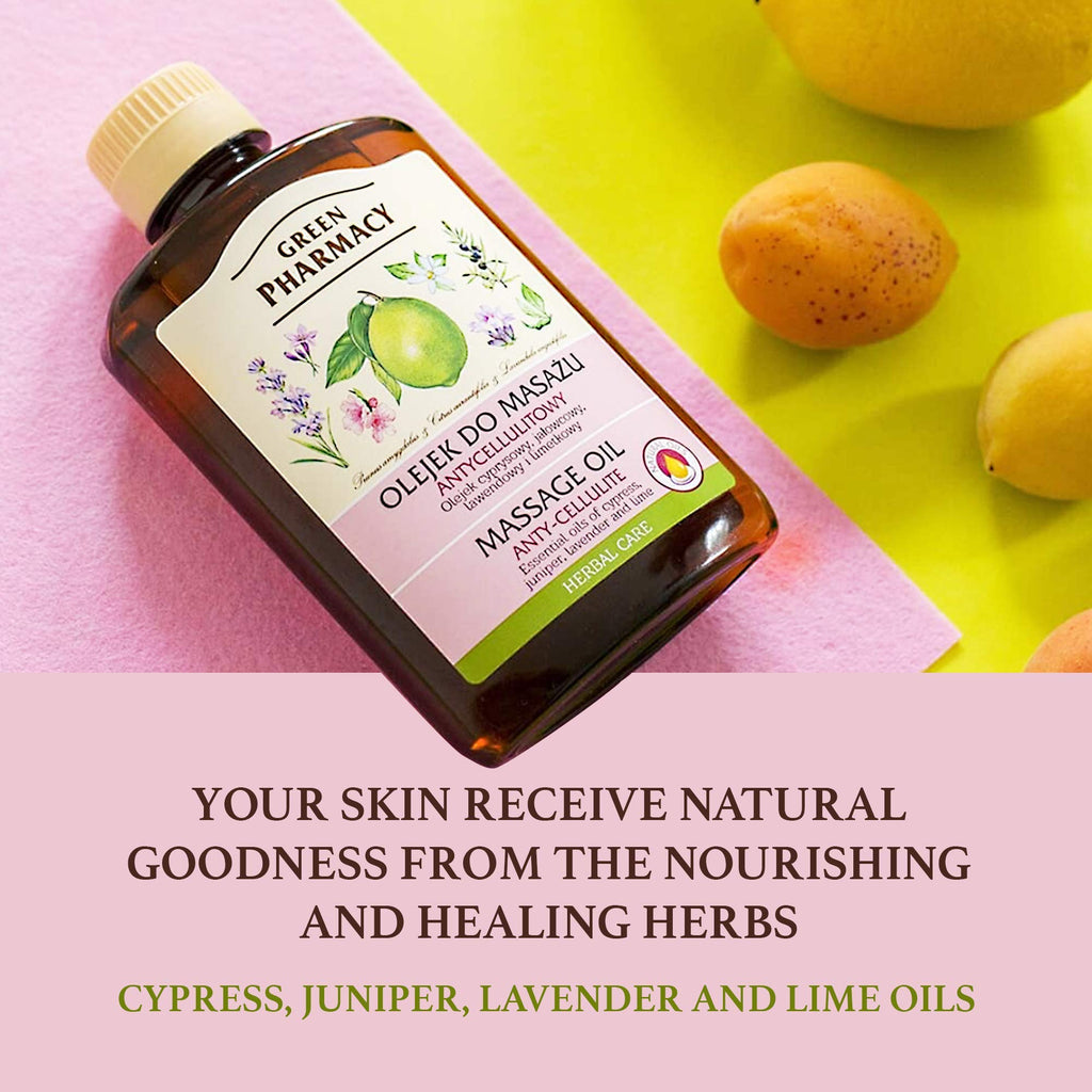 Anti-Cellulite Massage Oil | Boost Lymph Flow & Smoother Skin - 200ml