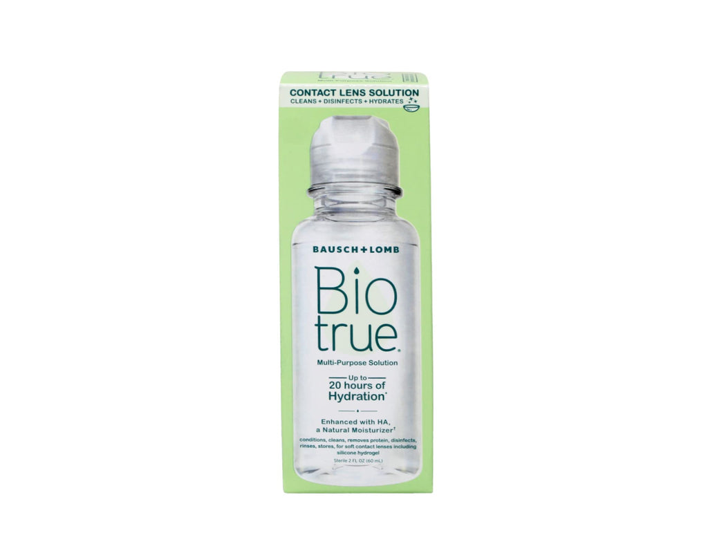 Biotrue 10 oz + 2 oz Travel Bottle Bundle with Sight Savers Case (4 Ct)