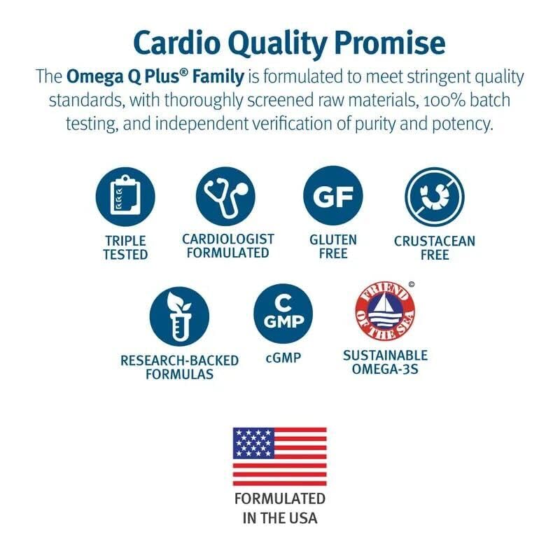 Dr. Sinatra Omega Q Plus PRO – CoQ10 200 mg & Resveratrol 90 mg (90 Softgels)