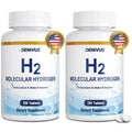 Hydrogen Water Tablets with Magnesium - 120 Tablets Fast-Dissolving H2 Molecular Hydrogen Supplements for Brain Health, Cognitive Function, Energy & Metabolism Support (2 Pack)