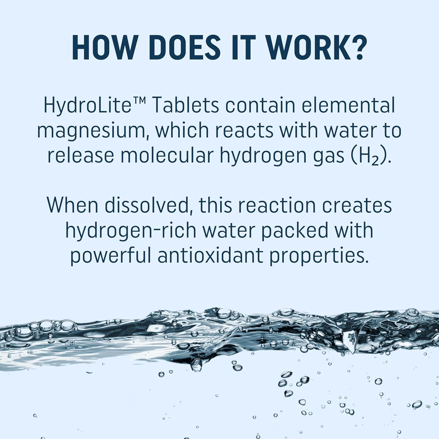 HydroLite Molecular Hydrogen Tablets with Magnesium | 12,000 PPB H2 – Raspberry | Made in USA, 30 Tablets