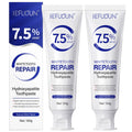Hydroxyapatite Toothpaste 7.5% – 2 Pack for Sensitive Teeth & Enamel Protection