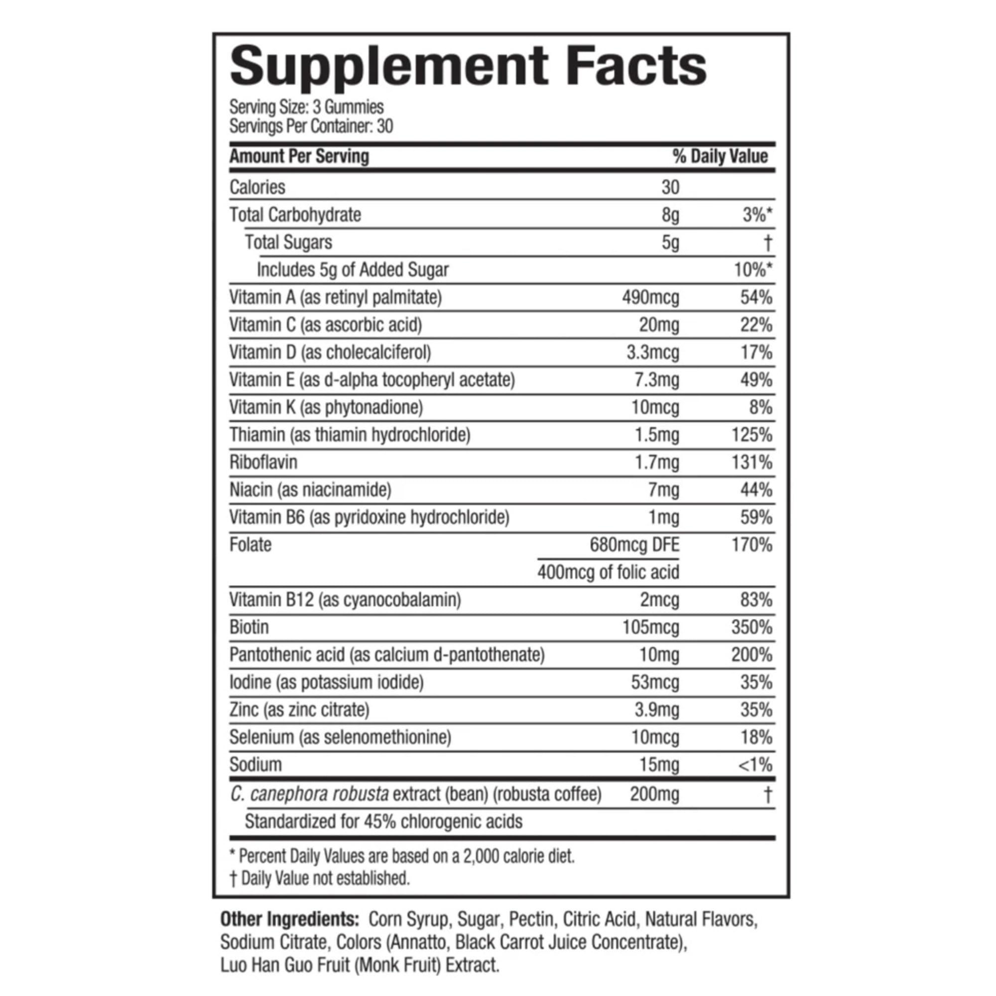 Hydroxycut Gummies (Pack of 2) – 99% Caffeine Free – Metabolize Carbs, Proteins & Fats – 15 Vitamins & Minerals – For Women & Men