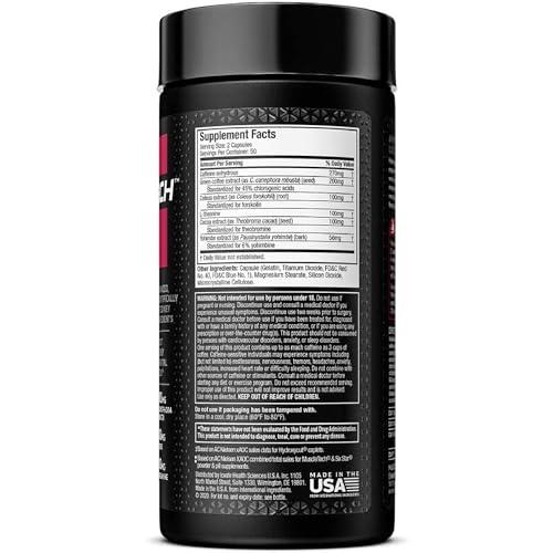 Hydroxycut Hardcore Elite - 100 Rapid-Release Thermo Caps | Energy & Focus
