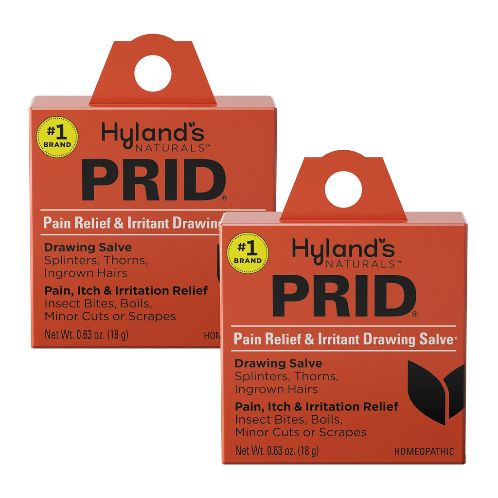 Hyland's PRID Drawing Salve Naturals (2 Pack) – Paraben Free & Gentle