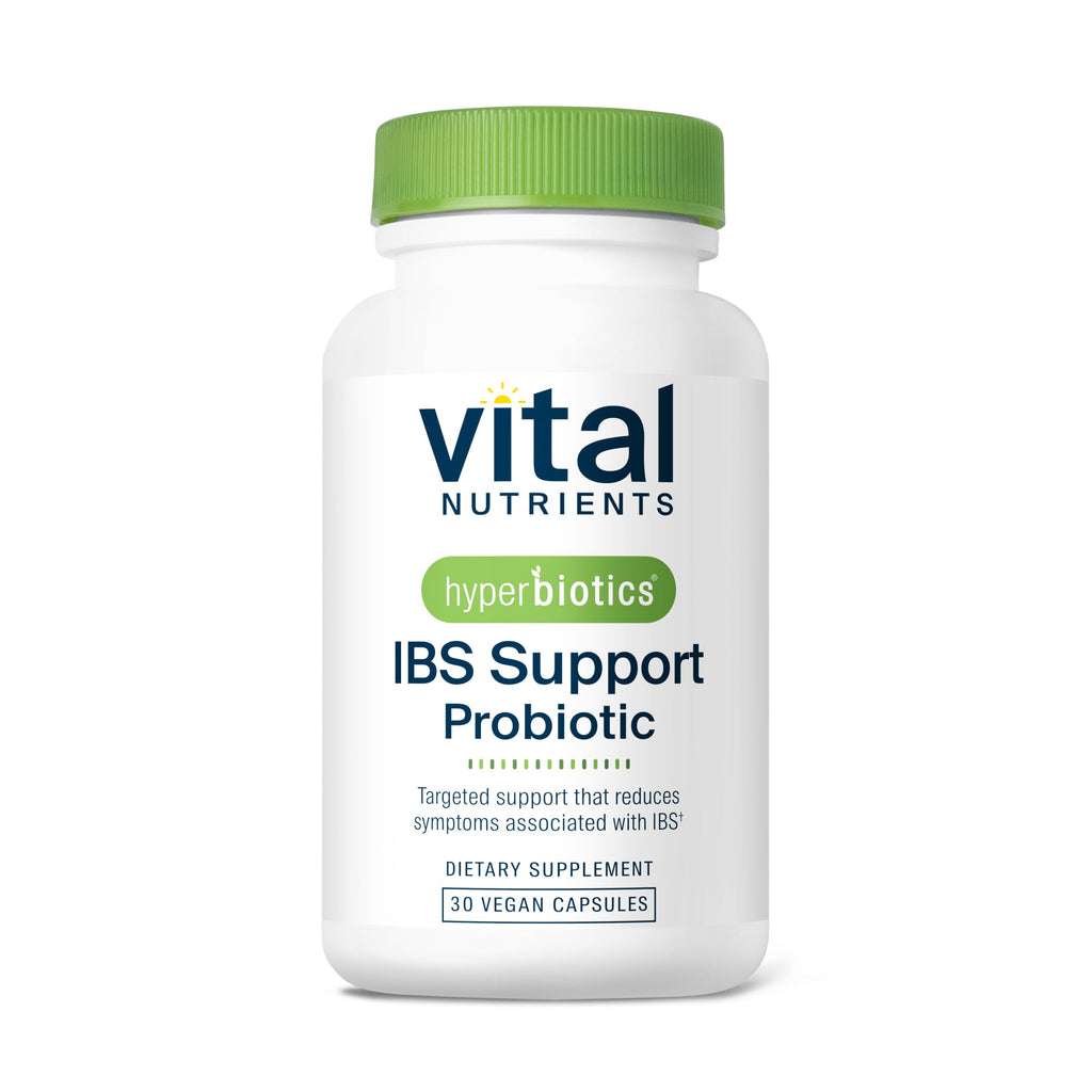 Hyperbiotics Vital Nutrients IBS Probiotic – Clinically Studied Vegan IBS Relief | 30 Capsules