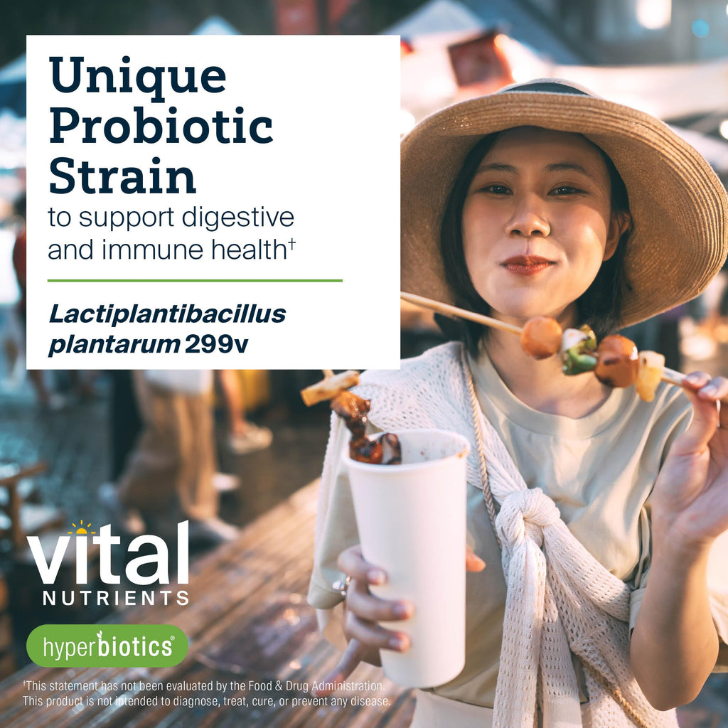 Hyperbiotics Vital Nutrients IBS Probiotic – Clinically Studied Vegan IBS Relief | 30 Capsules