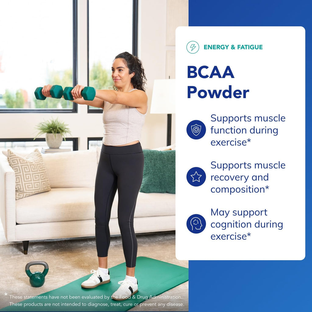 Pure Encapsulations BCAA Powder | Hypoallergenic Supplement to Support Muscle Function During Exercise | 8 Ounces
