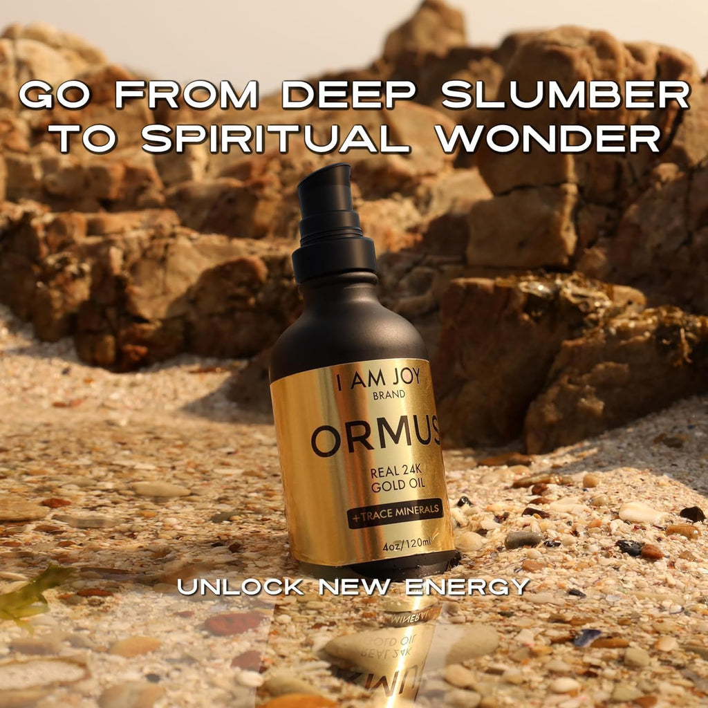 I Am Joy Co. Ormus Gold Oil Monoatomic | Deeper Thought, Intuition & Dream Clarity | 4oz