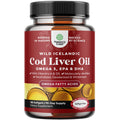 Icelandic Cod Liver Oil Softgels – Wild-Caught Omega-3 1000mg | D3 & A