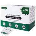 Icepac Lens Wipes for Eyeglasses – 200-Pack, 5x6 in – On-the-Go Cleaning for Glasses, Sunglasses, Phones & Cameras