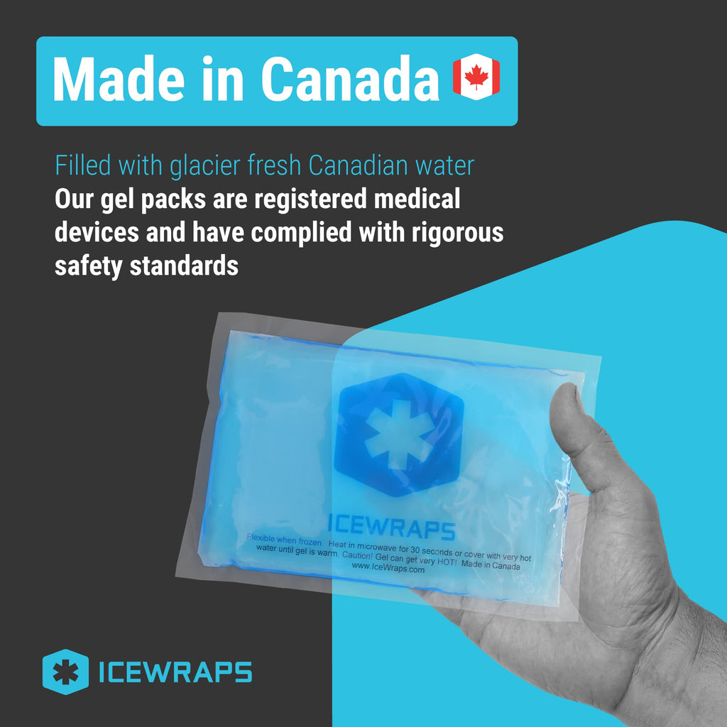 ICEWRAPS 3x5 in Hot & Cold Gel Packs – Reusable, Puncture-Resistant, 60-Pack | FSA/HSA Eligible