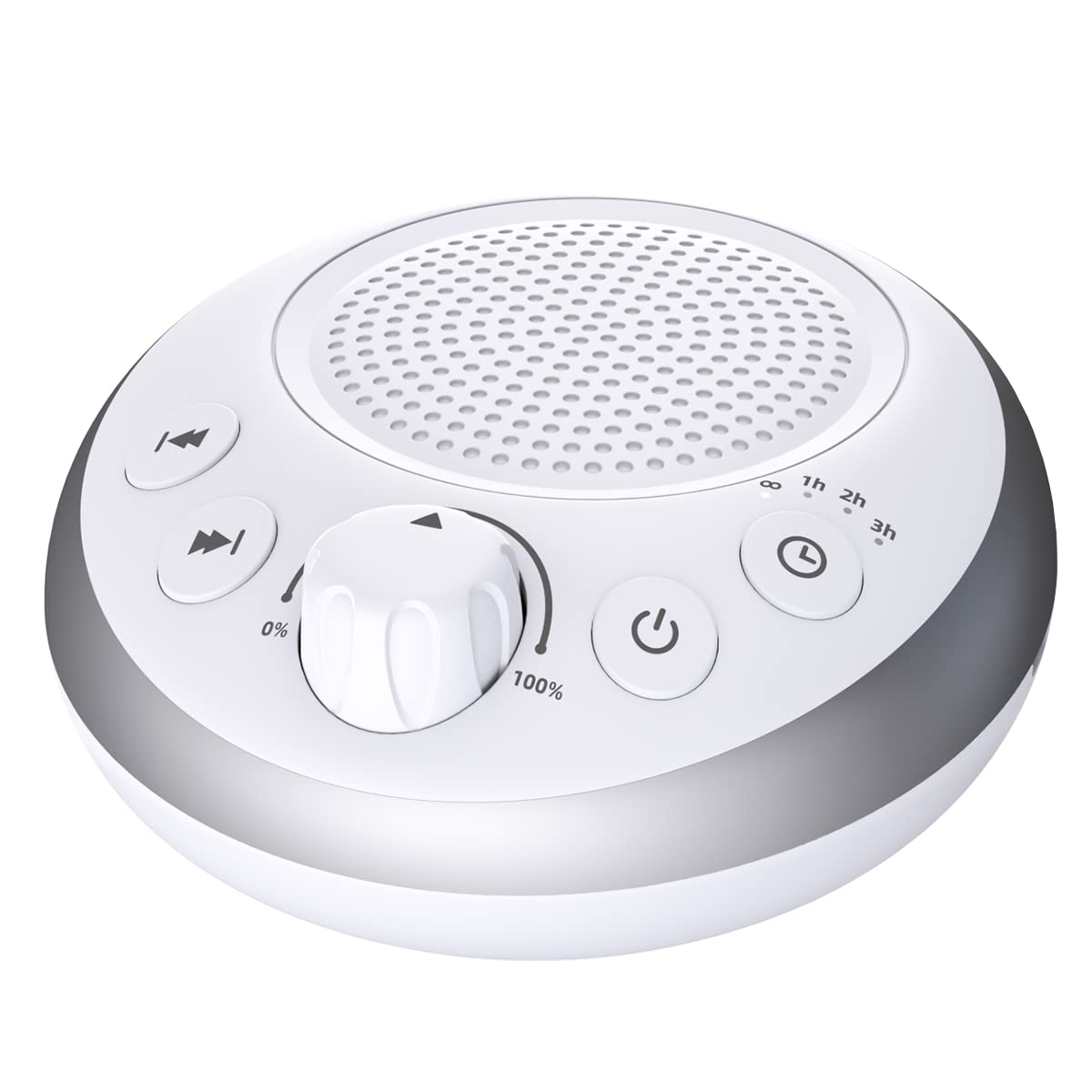 iDealSleep Pink Noise Machine — 30 Soothing Sounds, 36-Level Volume, Auto-Off Timer & Memory