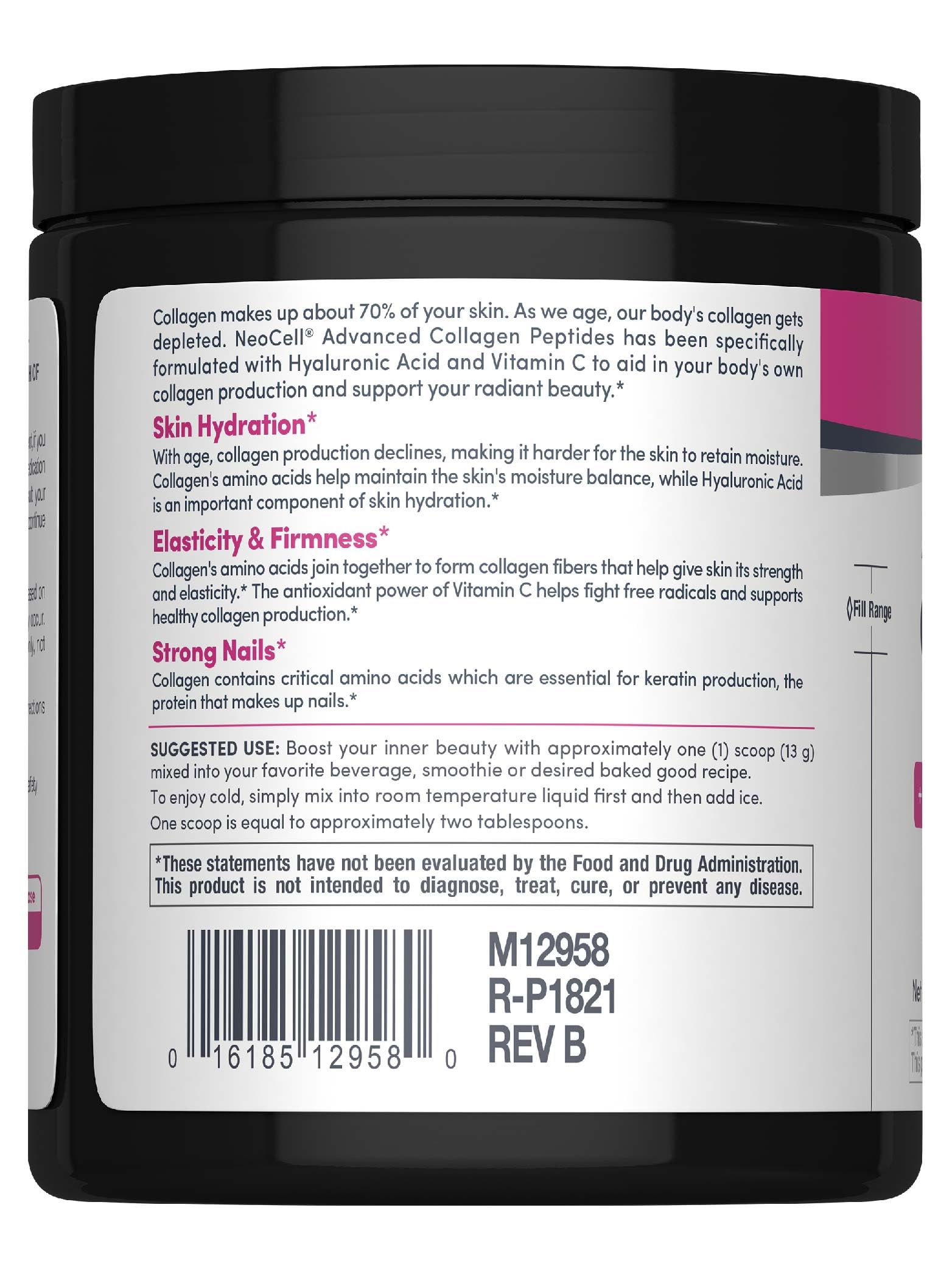 NeoCell Super Collagen Plus Powder with Vitamin C & Hyaluronic Acid