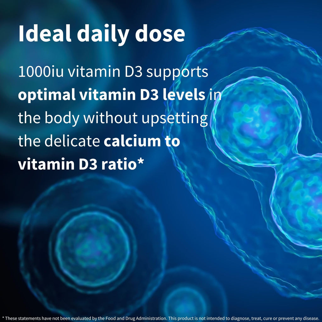 Igennus Vegan Vitamin D3 1000IU | 365 Tablets | Plant-Based Algae Cholecalciferol