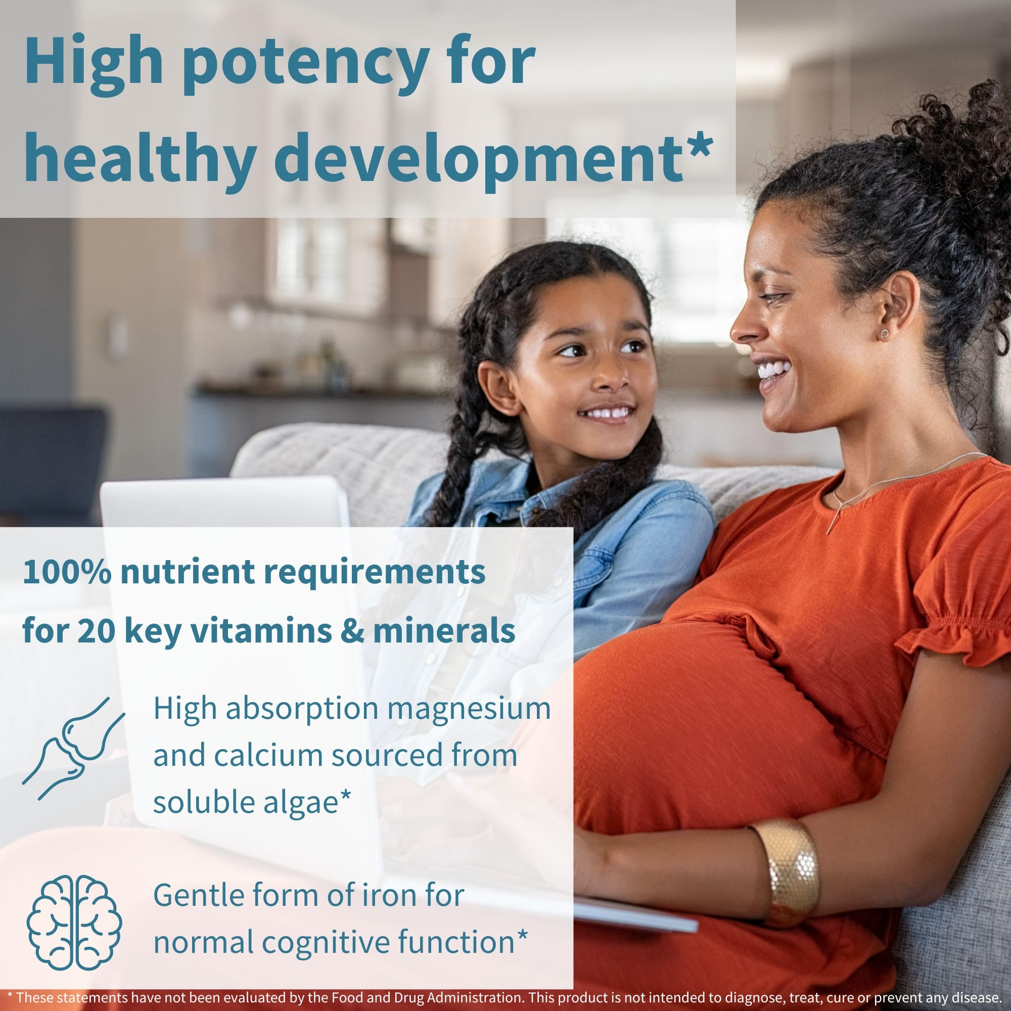 Igennus Methylated Prenatal Multivitamin for Women | High Absorption, MTHFR Folate, Gentle Iron, Vegan | 60 Tablets x 6