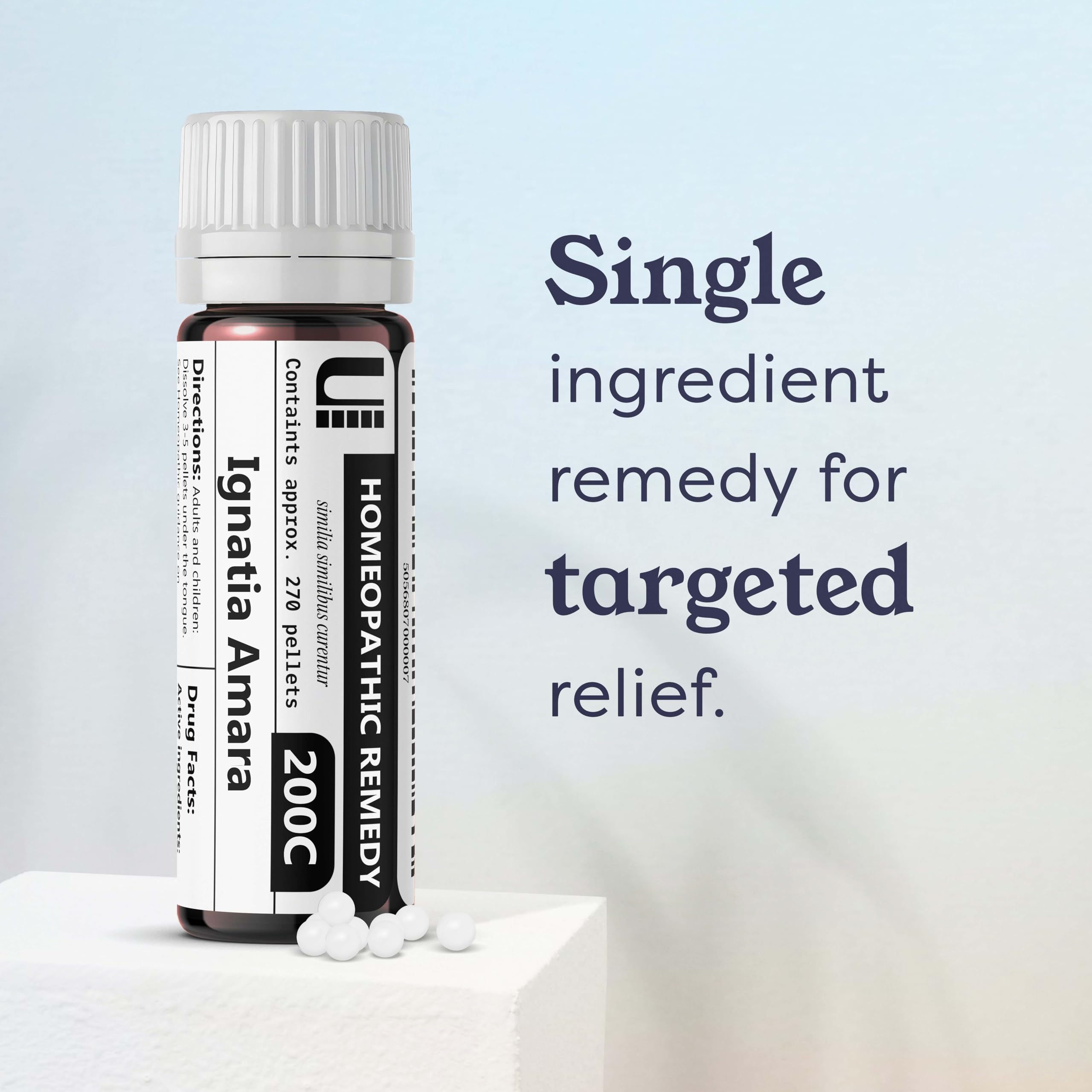Ignatia 200C Homeopathic Remedy - Urenus | Lactose Free, Pure Sucrose Pellets