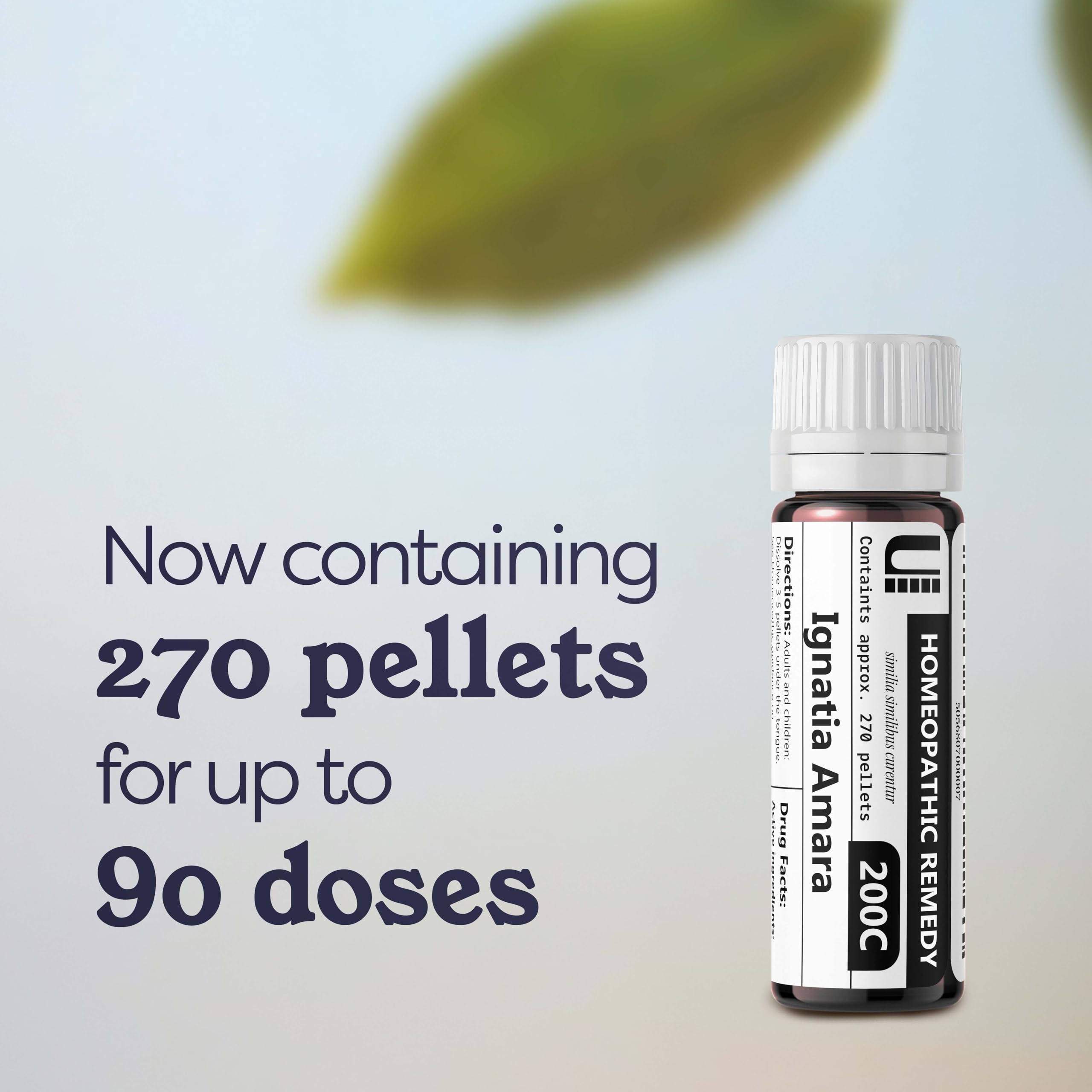 Ignatia 200C Homeopathic Remedy - Urenus | Lactose Free, Pure Sucrose Pellets