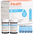 iHealth Blood Glucose Test Strips (50 Count) – No Coding, FSA Eligible